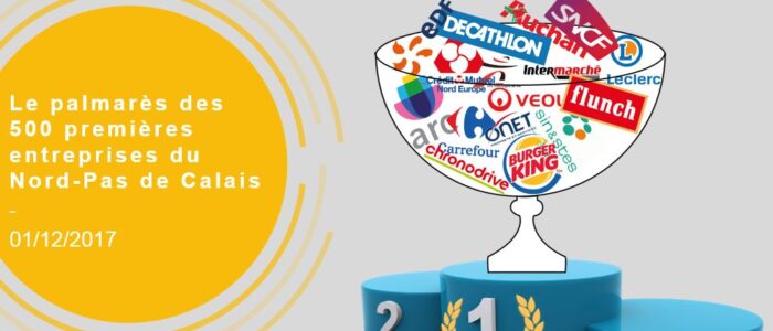 Palmares 500 premi&egrave;res entreprises du Nord-Pas de Calais