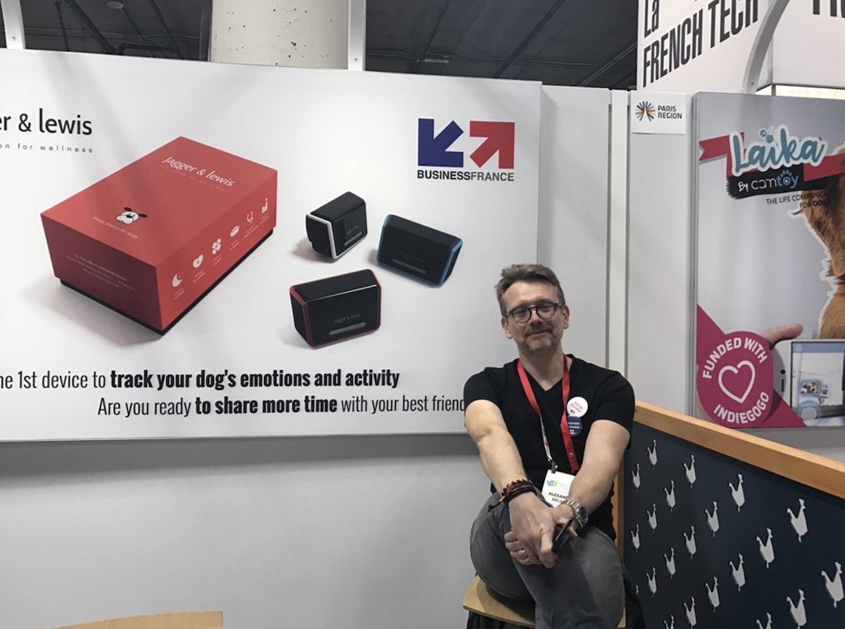 Alexandre Delille, &agrave; l'origine du concept du collier pour chien connect&eacute;. Cr&eacute;dit French IoT